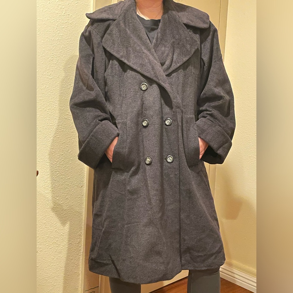 Vintage Escada Wool plush Margaretha Ley Coat 36 S